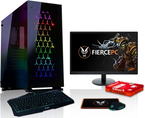 FIERCE Pack Gaming FIERCE Guardian - 383320 (Desktop Gaming + Monitor 21.5'')