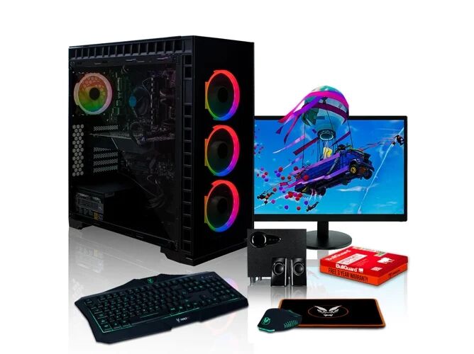 FIERCE Pack Gaming FIERCE Fortnite - 1002157 (Desktop Gaming + Monitor 24'' + Altavoces 2.1)