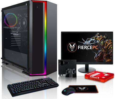 FIERCE Pack Gaming FIERCE Panther - 888912 (Desktop Gaming + Monitor 21.5'' + Altavoces 2.1) FIERCE Pack Gaming FIERCE Panther - 888912 (Desktop Gaming + Monitor 21.5'' + Altavoces 2.1)