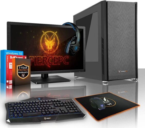 FIERCE Pack Gaming FIERCE Exile - 416388 (Desktop Gaming + Monitor 21.5'' + HeadSet Gaming) FIERCE Pack Gaming FIERCE Exile - 416388 (Desktop Gaming + Monitor 21.5'' + HeadSet Gaming)