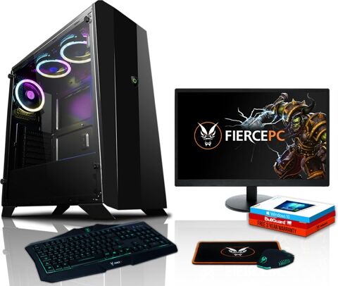 FIERCE Pack Gaming FIERCE Cypher - 498452 (Desktop Gaming + Monitor 24'') FIERCE Pack Gaming FIERCE Cypher - 498452 (Desktop Gaming + Monitor 24'')