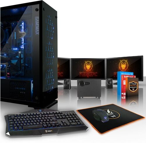 FIERCE Pack Gaming FIERCE Apache - 472082 (Desktop Gaming + 3 Monitores 24'' + Altavoces 2.1) FIERCE Pack Gaming FIERCE Apache - 472082 (Desktop Gaming + 3 Monitores 24'' + Altavoces 2.1)