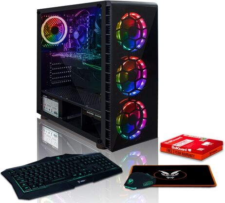 FIERCE PC Gaming FIERCE Guardian - 383119 (AMD Ryzen 5 2600 - 1 TB HDD - RAM: 8 GB - NVIDIA GeForce GTX 1050 Ti)