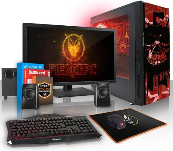 FIERCE Pack Gaming FIERCE Exile - 408297 (Desktop Gaming + Monitor 21.5'' + Altavoces 2.1) FIERCE Pack Gaming FIERCE Exile - 408297 (Desktop Gaming + Monitor 21.5'' + Altavoces 2.1)