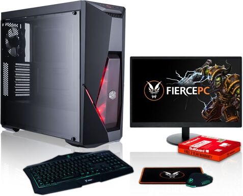 FIERCE Pack Gaming FIERCE Cobra - 882837 (Desktop Gaming + Monitor 24'') FIERCE Pack Gaming FIERCE Cobra - 882837 (Desktop Gaming + Monitor 24'')