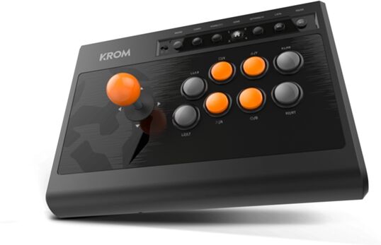 KROM Controlador de juego PS4/PS3/PS/Xbox One KROM Kumite Fightstick Negro