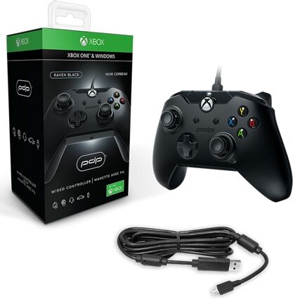 PDP Mando Alámbrico PDP 048-082-NA-BK (PC,Xbox One X - Negro)