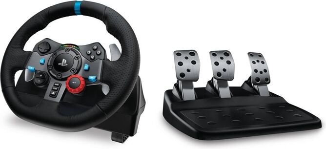 Logitech Volante + Pedales PC/PS3/PS4 LOGITECH G29 Negro