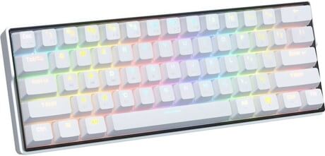 KEMOVE Teclado Gaming KEMOVE Snowfox Blanco (Bluetooth) KEMOVE Teclado Gaming KEMOVE Snowfox Blanco (Bluetooth)