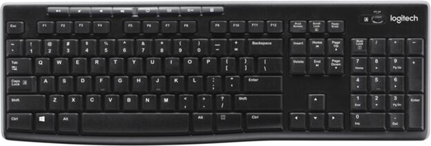 Logitech Teclado LOGITECH K270 (Inalámbrico - Layout Alemán - Teclado Numérico) Logitech Teclado LOGITECH K270 (Inalámbrico - Layout Alemán - Teclado Numérico)