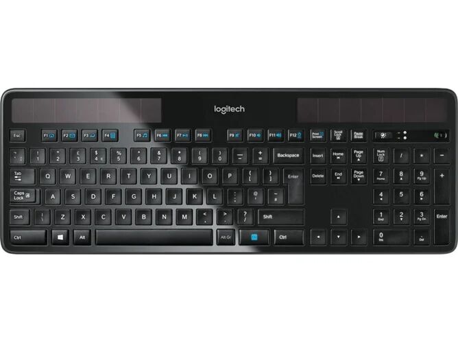 Logitech Teclado LOGITECH K750 (Inalámbrico - Layout Alemán)