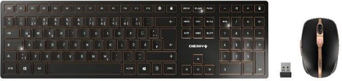 CHERRY Teclado CHERRY DW 9000 Slim (Inalámbrico - Layout Suizo - Teclado Numérico) CHERRY Teclado CHERRY DW 9000 Slim (Inalámbrico - Layout Suizo - Teclado Numérico)