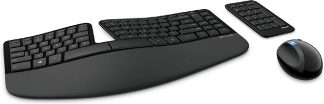 Microsoft Teclado + Ratón MICROSOFT Sculpt Ergonomic (Inalámbrico - Óptico - Negro) Microsoft Teclado + Ratón MICROSOFT Sculpt Ergonomic (Inalámbrico - Óptico - Negro)