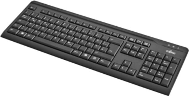 FUJITSU Teclado FUJITSU KB410 (Con Cable - Layout Alemán - Teclado Numérico) FUJITSU Teclado FUJITSU KB410 (Con Cable - Layout Alemán - Teclado Numérico)