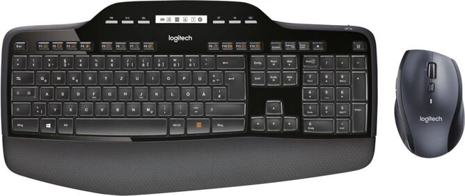 Logitech Teclado LOGITECH MK710 (Inalámbrico - Layout Alemán - Teclado Numérico) Logitech Teclado LOGITECH MK710 (Inalámbrico - Layout Alemán - Teclado Numérico)
