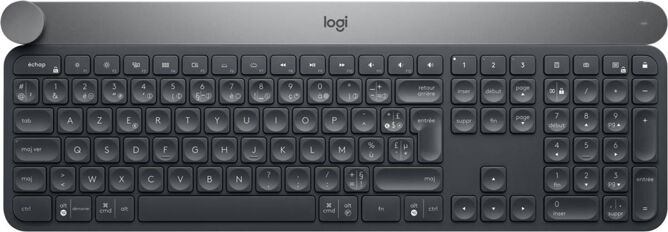 Logitech Teclado LOGITECH Craft (Inalámbrico - Layout Francés - Teclado Numérico) Logitech Teclado LOGITECH Craft (Inalámbrico - Layout Francés - Teclado Numérico)