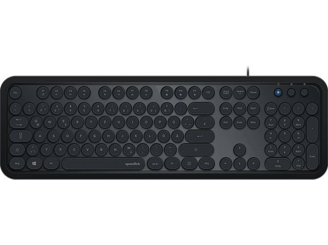 SPEEDLINK Teclado SPEEDLINK Circle (Con Cable - Layout Alemán - Teclado Numérico) SPEEDLINK Teclado SPEEDLINK Circle (Con Cable - Layout Alemán - Teclado Numérico)