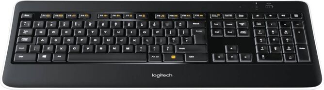 Logitech Teclado LOGITECH K800 (Inalámbrico - Layout Belga) Logitech Teclado LOGITECH K800 (Inalámbrico - Layout Belga)