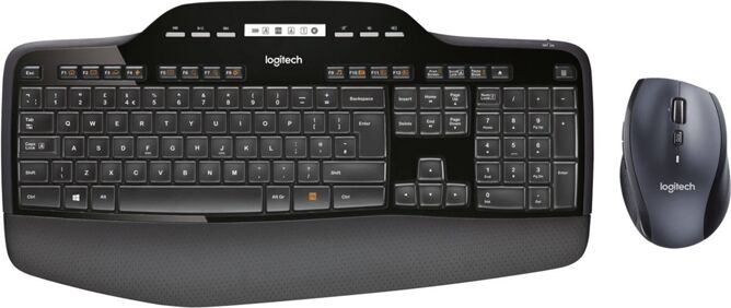 Logitech Teclado LOGITECH MK710 (Inalámbrico - Layout Nórdico - Teclado Numérico) Logitech Teclado LOGITECH MK710 (Inalámbrico - Layout Nórdico - Teclado Numérico)