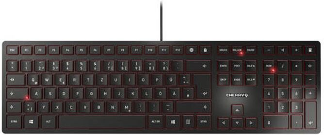 CHERRY Teclado CHERRY KC 6000 Slim (Con Cable - Layout US - Teclado Numérico) CHERRY Teclado CHERRY KC 6000 Slim (Con Cable - Layout US - Teclado Numérico)