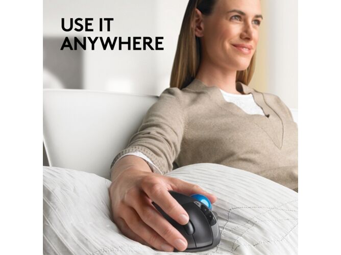 Logitech Ratón LOGITECH M570 (Inalámbrico - Láser - dpi - Negro) Logitech Ratón LOGITECH M570 (Inalámbrico - Láser - dpi - Negro)