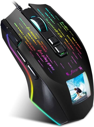 HXSJ Ratón HXSJ with Display Screen (Negro) HXSJ Ratón HXSJ with Display Screen (Negro)