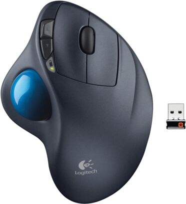 Logitech Ratón LOGITECH M570 (Inalámbrico - Láser - dpi - Negro) Logitech Ratón LOGITECH M570 (Inalámbrico - Láser - dpi - Negro)
