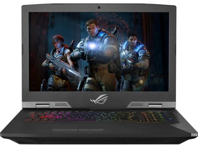 Asus Portátil Gaming ASUS Rog G703GI-E5070T (Intel Core i7-8750H - NVIDIA GeForce GTX 1080 - RAM: 32 GB - 1 TB HDD + 512 GB SSD - 15.6'')