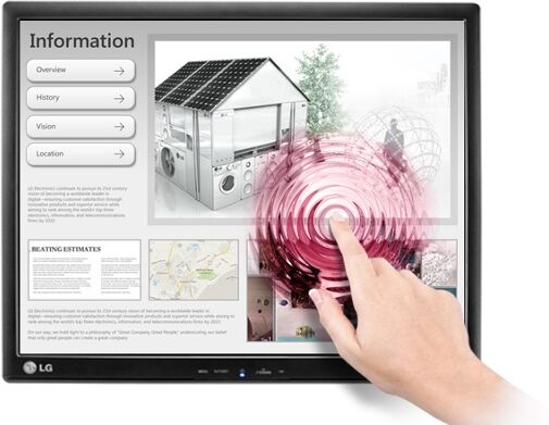 LG Monitor Tátil LG 17MB15T-B (17'' - SXGA - LED TN) LG Monitor Tátil LG 17MB15T-B (17'' - SXGA - LED TN)