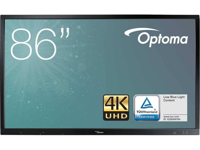 Optoma Monitor Táctil OP861RKE (61'' - 4K Ultra HD - LED) Optoma Monitor Táctil OP861RKE (61'' - 4K Ultra HD - LED)