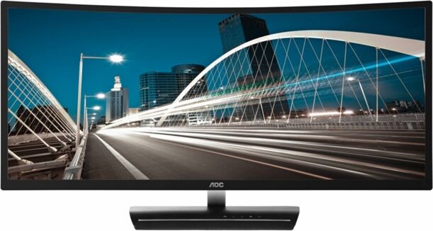 AOC Monitor Gaming Curvo AOC C3583FQ/BS (35'' - 4 ms - 160 Hz - Free Sync) AOC Monitor Gaming Curvo AOC C3583FQ/BS (35'' - 4 ms - 160 Hz - Free Sync)