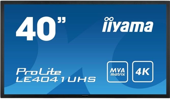 IIYAMA Pantalla de Señalización IIYAMA LE4041UHS-B1 (39.5'' - Ultra HD - LED) IIYAMA Pantalla de Señalización IIYAMA LE4041UHS-B1 (39.5'' - Ultra HD - LED)