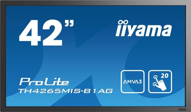 IIYAMA Pantalla de Señalización IIYAMA TH4265MIS-B1AG (42'' - Full HD - LED) IIYAMA Pantalla de Señalización IIYAMA TH4265MIS-B1AG (42'' - Full HD - LED)