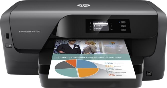 HP Impresora Multifunción HP OfficeJet Pro 8210 + 2 meses Gratis (100 pag) Instant Ink