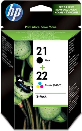 HP Cartucho de tinta HP HP 21/22 Original Negro, Cian, magenta, Amarillo Multipack 2 pieza(s) HP Cartucho de tinta HP HP 21/22 Original Negro, Cian, magenta, Amarillo Multipack 2 pieza(s)