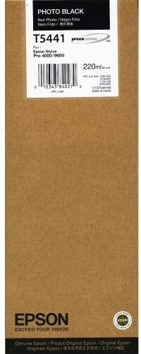 Epson Cartucho de tinta original EPSON, T5441 220 ml , Negro foto, C13T544100