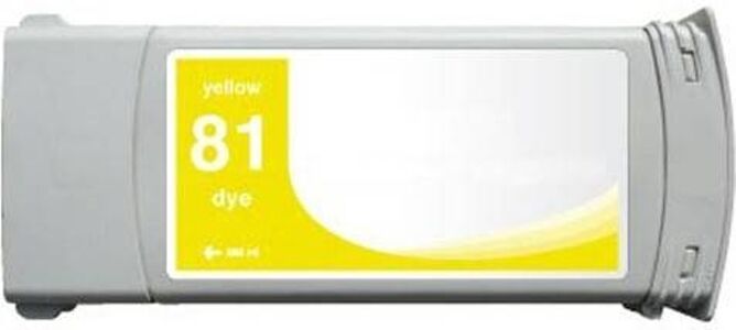 GOEIK Cartucho de tinta GOEIK HP 81 Amarillo GOEIK Cartucho de tinta GOEIK HP 81 Amarillo