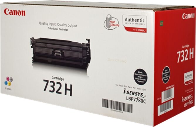 Canon Cartucho de tóner Original CANON 732H 12000Pág Negro para i-SENSYS LBP7780Cx Canon Cartucho de tóner Original CANON 732H 12000Pág Negro para i-SENSYS LBP7780Cx