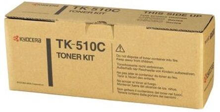 Kyocera Cartucho de tóner Original KYOCERA TK-510C 0T2F3CEU Cian para FS-C5020, C5025, C5030 Kyocera Cartucho de tóner Original KYOCERA TK-510C 0T2F3CEU Cian para FS-C5020, C5025, C5030