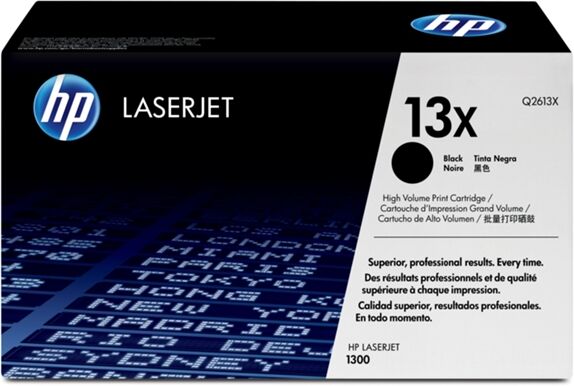 HP Cartucho de tóner original LaserJet HP 13X de alta capacidad negro para Laserjet series 1300 HP Cartucho de tóner original LaserJet HP 13X de alta capacidad negro para Laserjet series 1300
