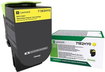 Lexmark Tóner LEXMARK Alto Rendimiento 71B2HY0 Amarillo Lexmark Tóner LEXMARK Alto Rendimiento 71B2HY0 Amarillo