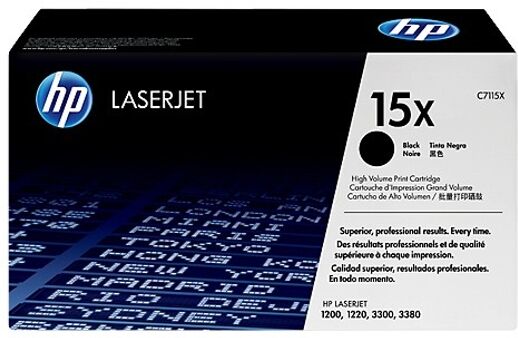 HP Cartucho de tóner original LaserJet HP 15X negro HP Cartucho de tóner original LaserJet HP 15X negro