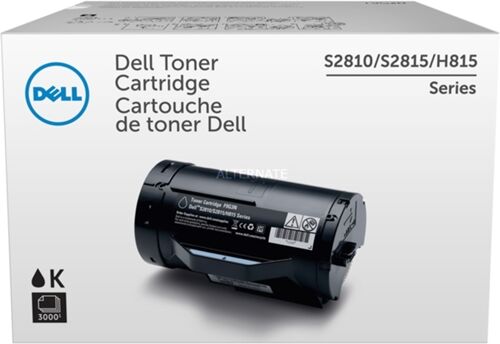 Dell Tóner DELL F9G3N S2810 Negro SC 3K 593-BBMM Dell Tóner DELL F9G3N S2810 Negro SC 3K 593-BBMM