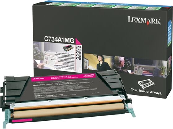 Lexmark Tóner LEXMARK C734A1MG Magenta Lexmark Tóner LEXMARK C734A1MG Magenta