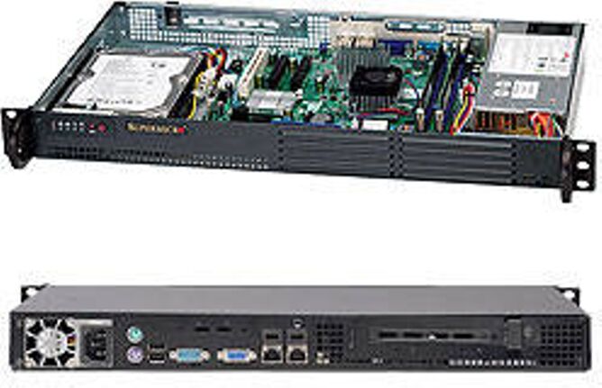 Supermicro Barebone de Servidor SUPERMICRO CSE-502L-200B Supermicro Barebone de Servidor SUPERMICRO CSE-502L-200B