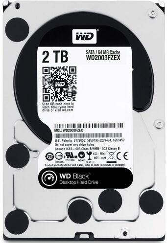 Western Digital Disco HDD Interno WESTERN DIGITAL WD1003FZEX (2 TB - SATA - 7200 RPM)