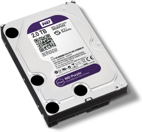 Western Digital Disco HDD Interno WESTERN DIGITAL WD20PURX (2 TB - SATA - 5400 RPM) Western Digital Disco HDD Interno WESTERN DIGITAL WD20PURX (2 TB - SATA - 5400 RPM)