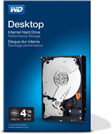 Western Digital Disco HDD Interno WESTERN DIGITAL Perform (4 TB - SATA - 7200 RPM) Western Digital Disco HDD Interno WESTERN DIGITAL Perform (4 TB - SATA - 7200 RPM)