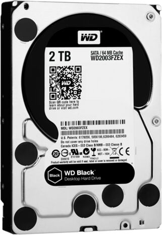 Western Digital Disco HDD Interno WESTERN DIGITAL Black (2 TB) Western Digital Disco HDD Interno WESTERN DIGITAL Black (2 TB)