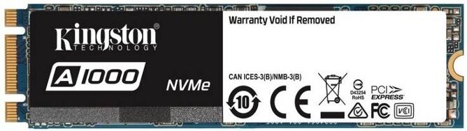 Kingston Disco SSD Interno KINGSTON A1000 M.2 2280 960 GB (1 TB - M.2 PCI-Express - 1500 MB/s) Kingston Disco SSD Interno KINGSTON A1000 M.2 2280 960 GB (1 TB - M.2 PCI-Express - 1500 MB/s)